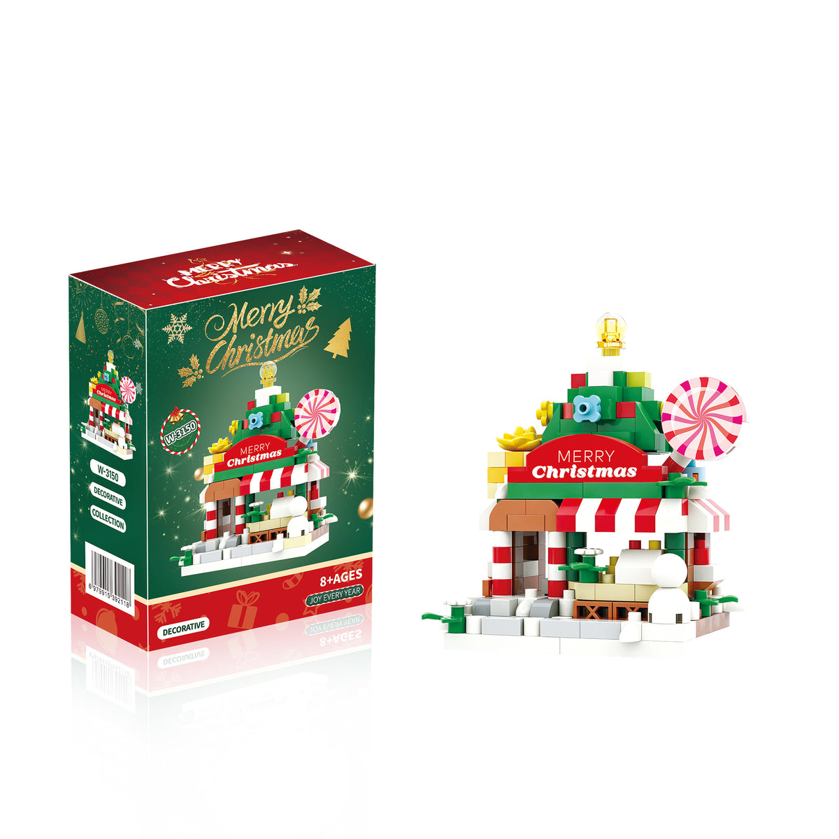 Christmas House Building Block Miniatures Nine Designs · mproduct-294f8d44fa719196104d