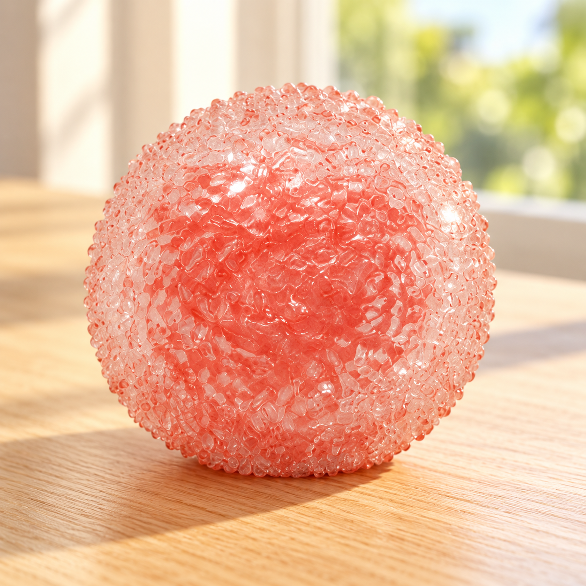 Pink Bayberry Squishy Ball with a Textured Round Surface · mproduct-29b596af2abe4573608a