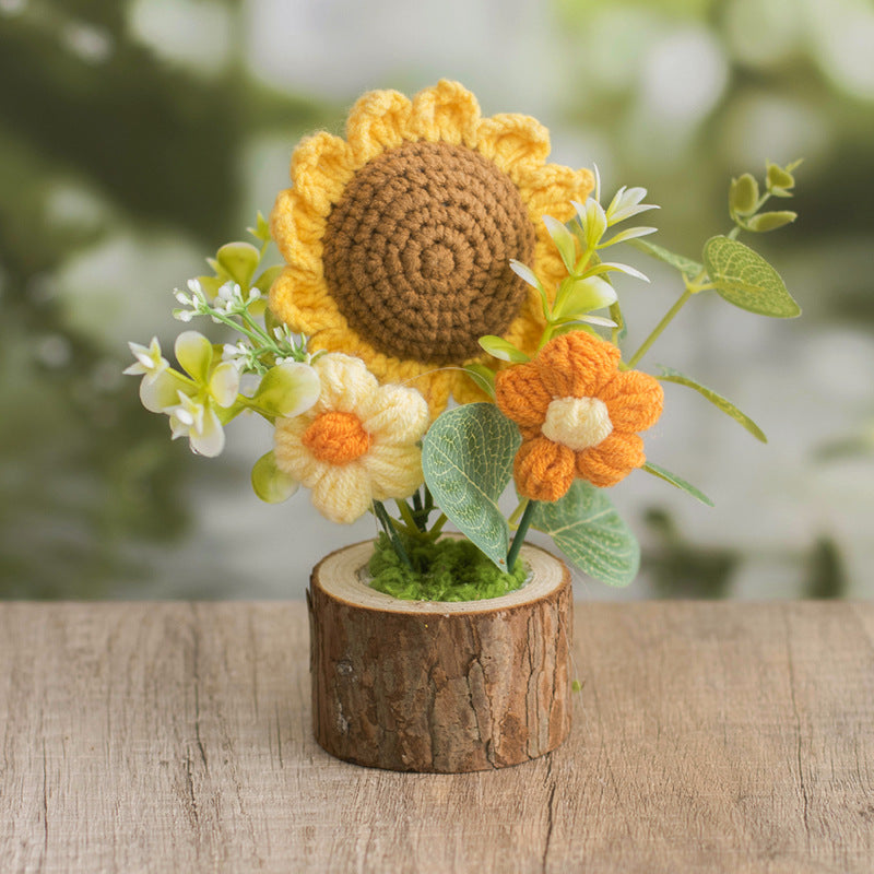 Mini Crochet Flower Wood Pot · mproduct-2a3cf8a717212f1ea193