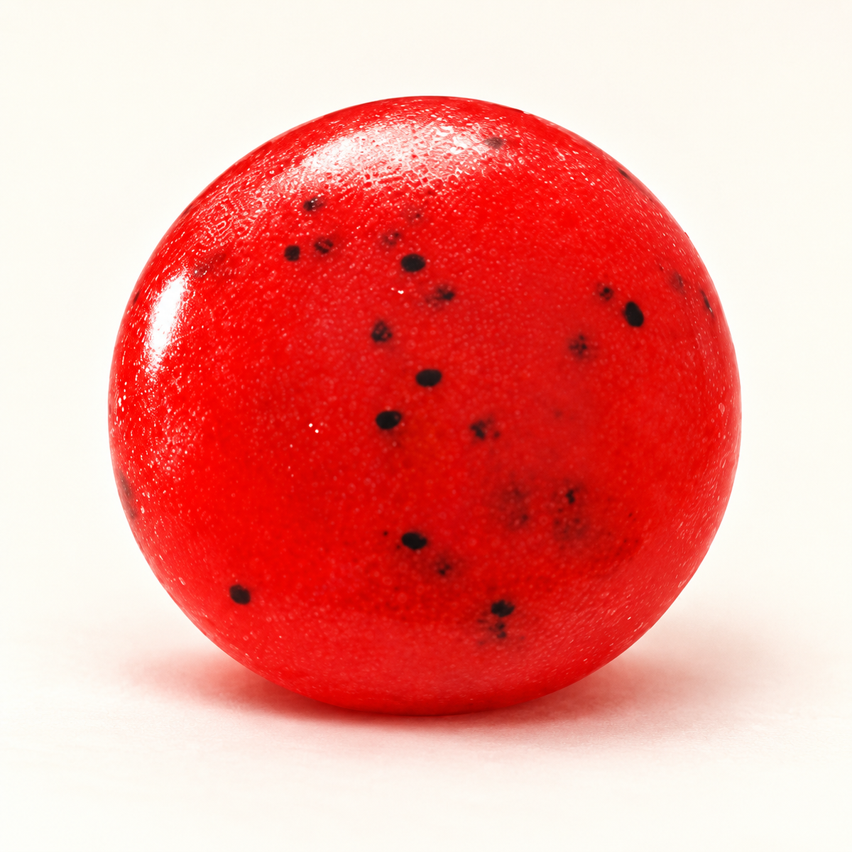 Red Squishy Ball with Black Speckles for Squeeze Play · mproduct-2cbc2f6840d55419a1e1