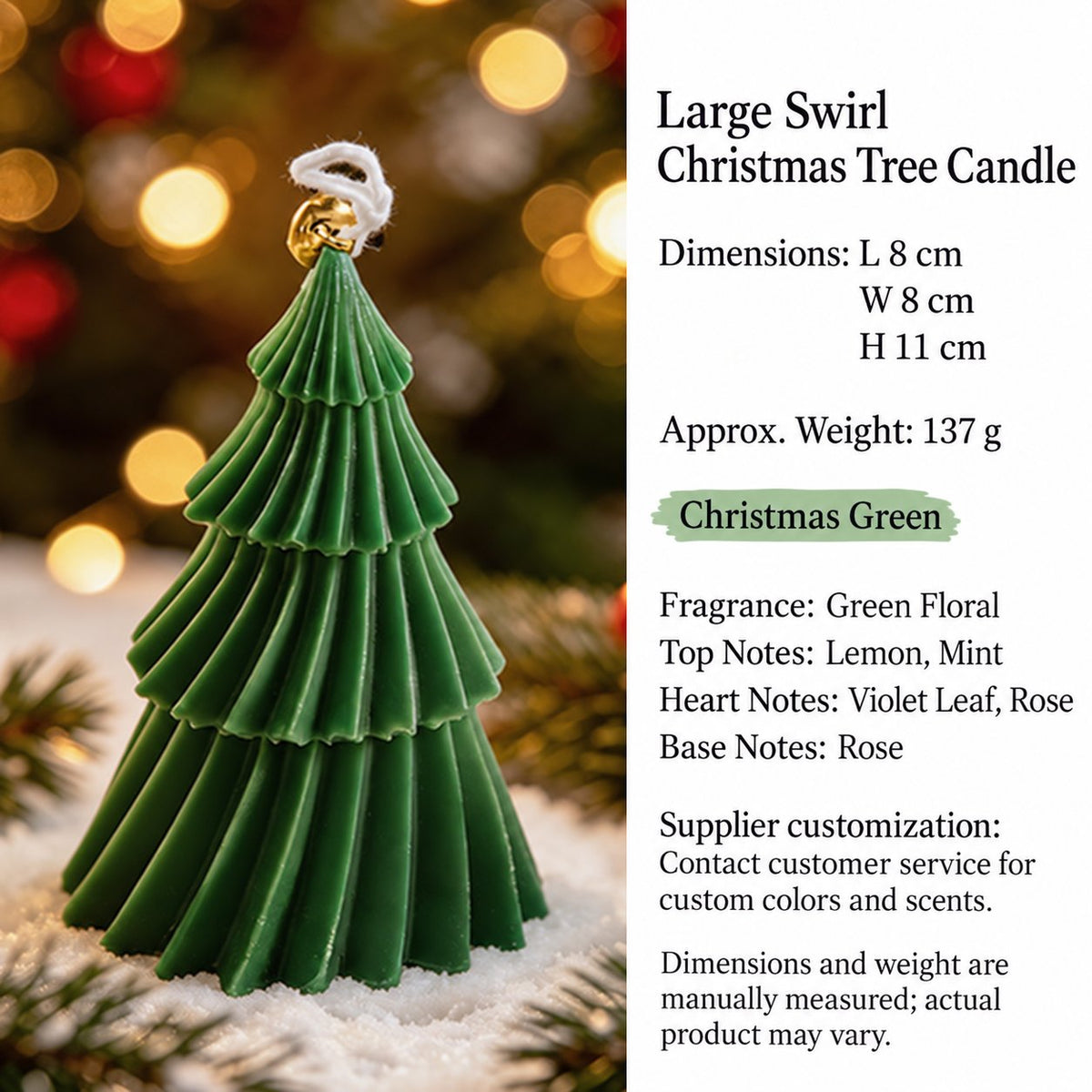 Large Swirl Christmas Tree Candle · mproduct-34fe7d9b8a732f3df285
