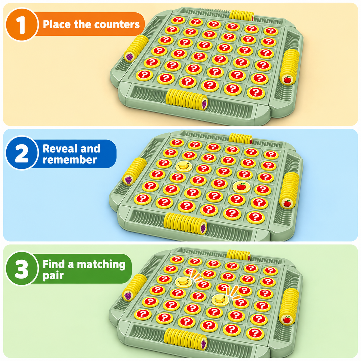 Large Multiplayer Memory Matching Game Four Players · mproduct-44113b45fe21a6222a1c