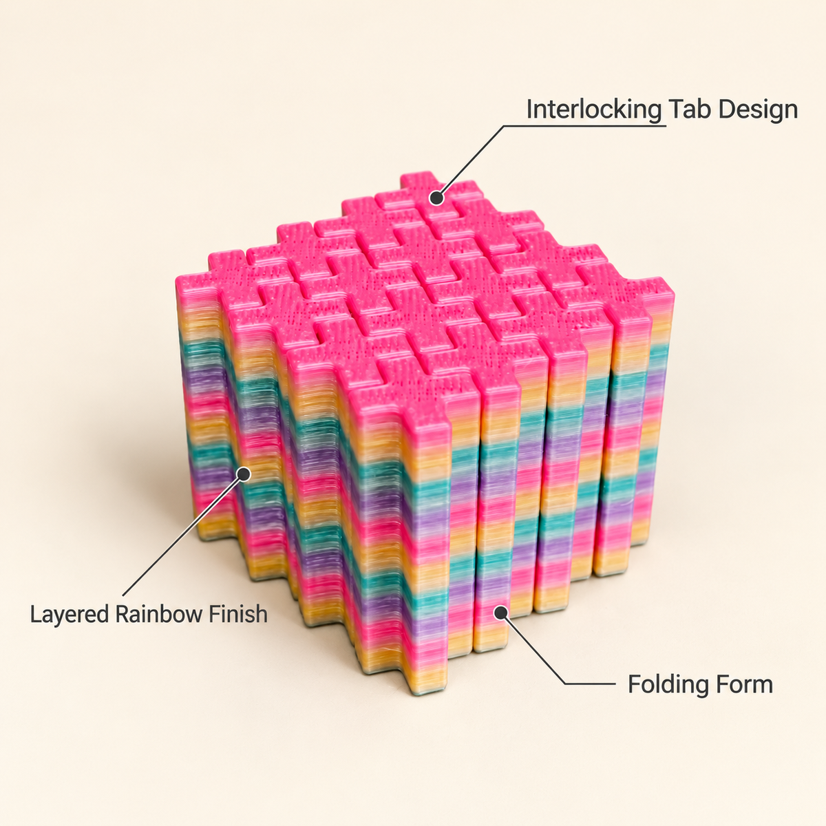 Candy Rainbow Transforming Fidget Cube – Small · mproduct-4a0c440aca87c2657fd4