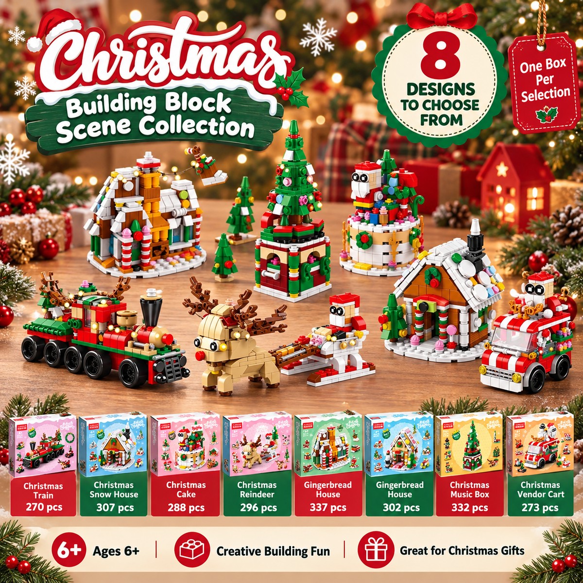 Christmas Building Block Scene Collection Eight Designs · mproduct-529dc8193e10f420681e