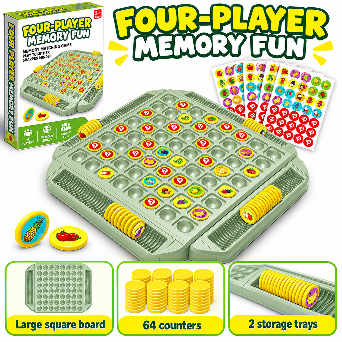 Large Multiplayer Memory Matching Game Four Players · mproduct-5a283894f57890eacde7