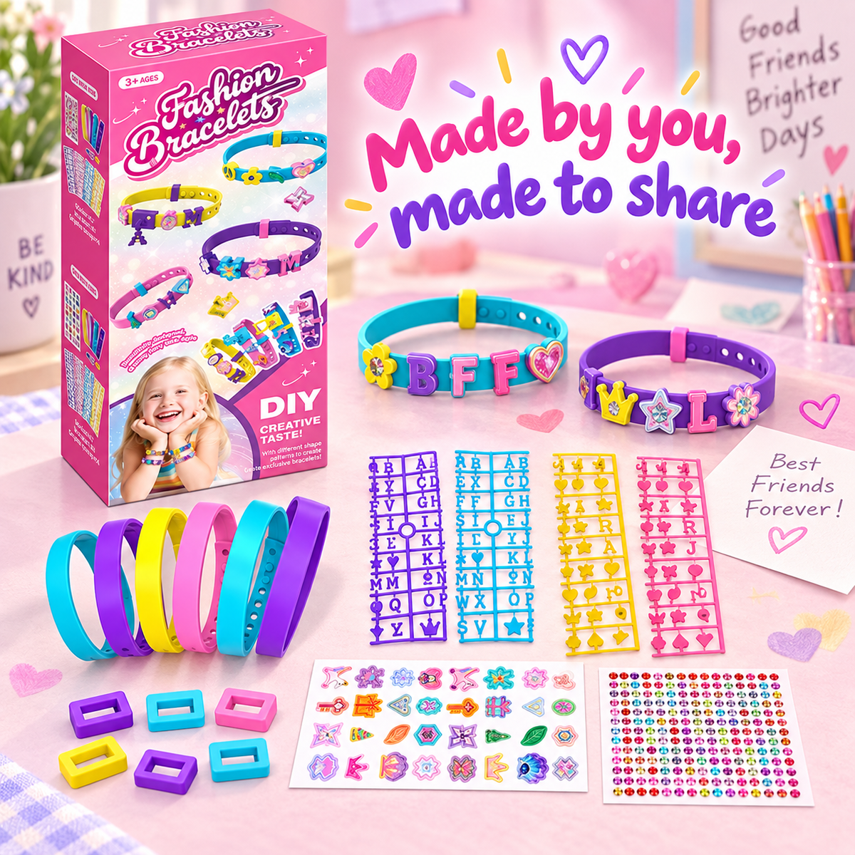 Princess DIY Bracelet Craft Kit YC 02 Design · mproduct-5c9d3c5ce99e39b0848c