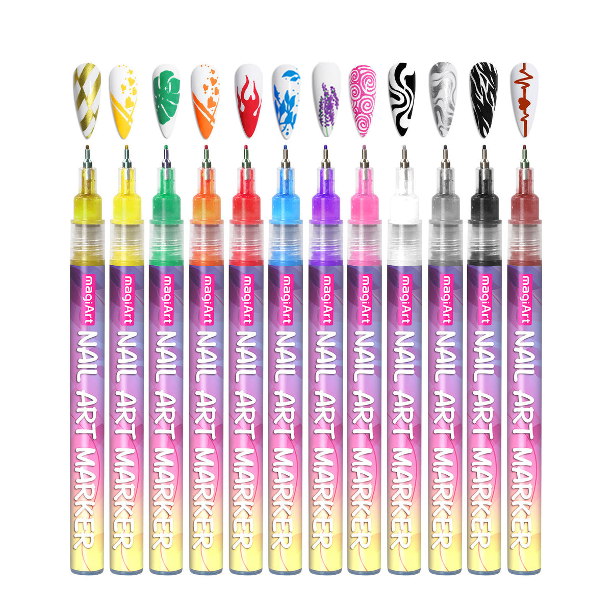 12 Color Nail Art Paint Marker Set, Classic or Dopamine Palette · mproduct-5cc19c15a9a8e47c5cc8