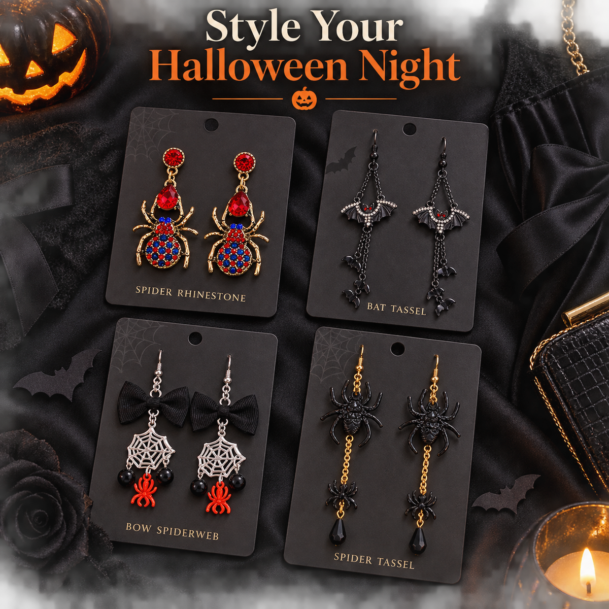 Gothic Spider Bat Earrings Collection · mproduct-5ce8928f2d4d8bf35676