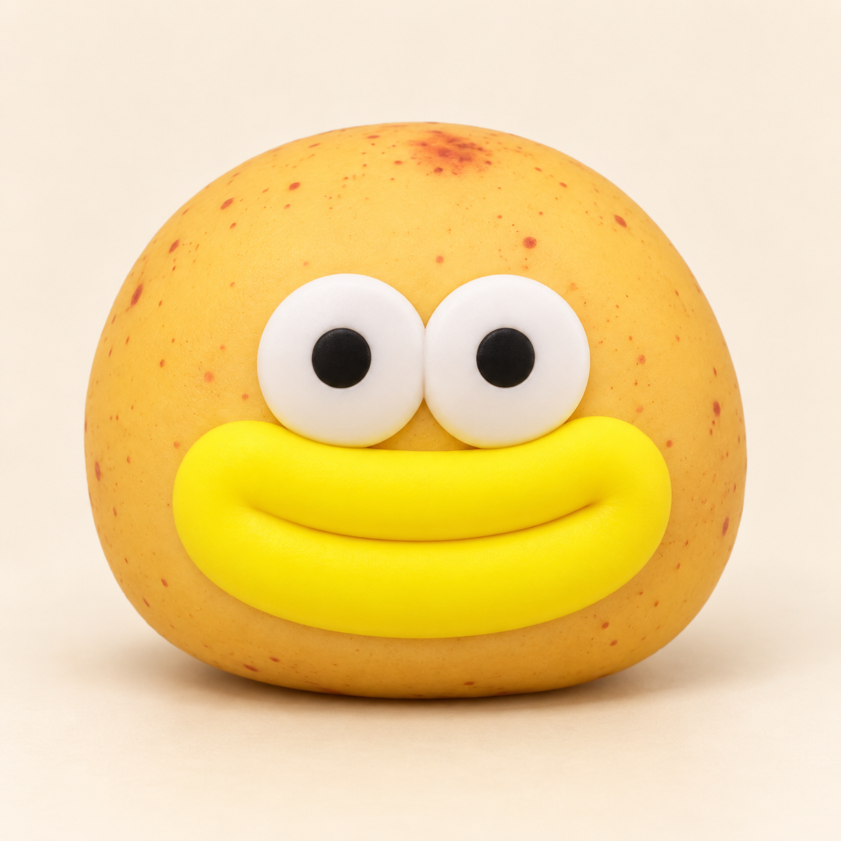 Potato Crunchy Squishy Toy with a Speckled Skin and Funny Face · mproduct-652bd75d2734c6b66310