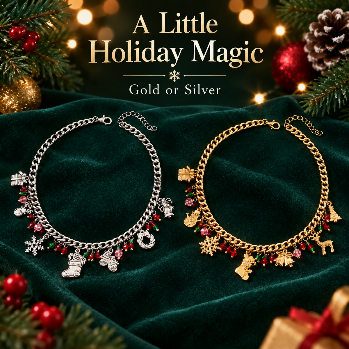 Christmas Snowflake Gift Pendant Necklace · mproduct-6938a3e1bc03e16c45ae