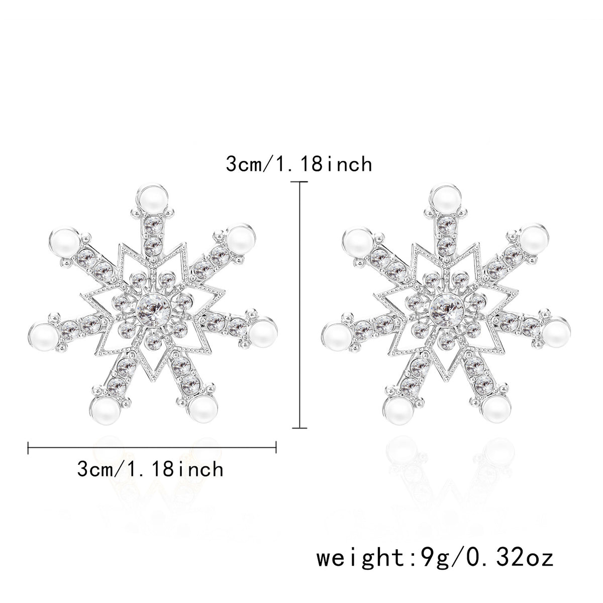 Christmas Rhinestone Earrings Collection Twelve Styles · mproduct-718b6d3ec8bb97f41719