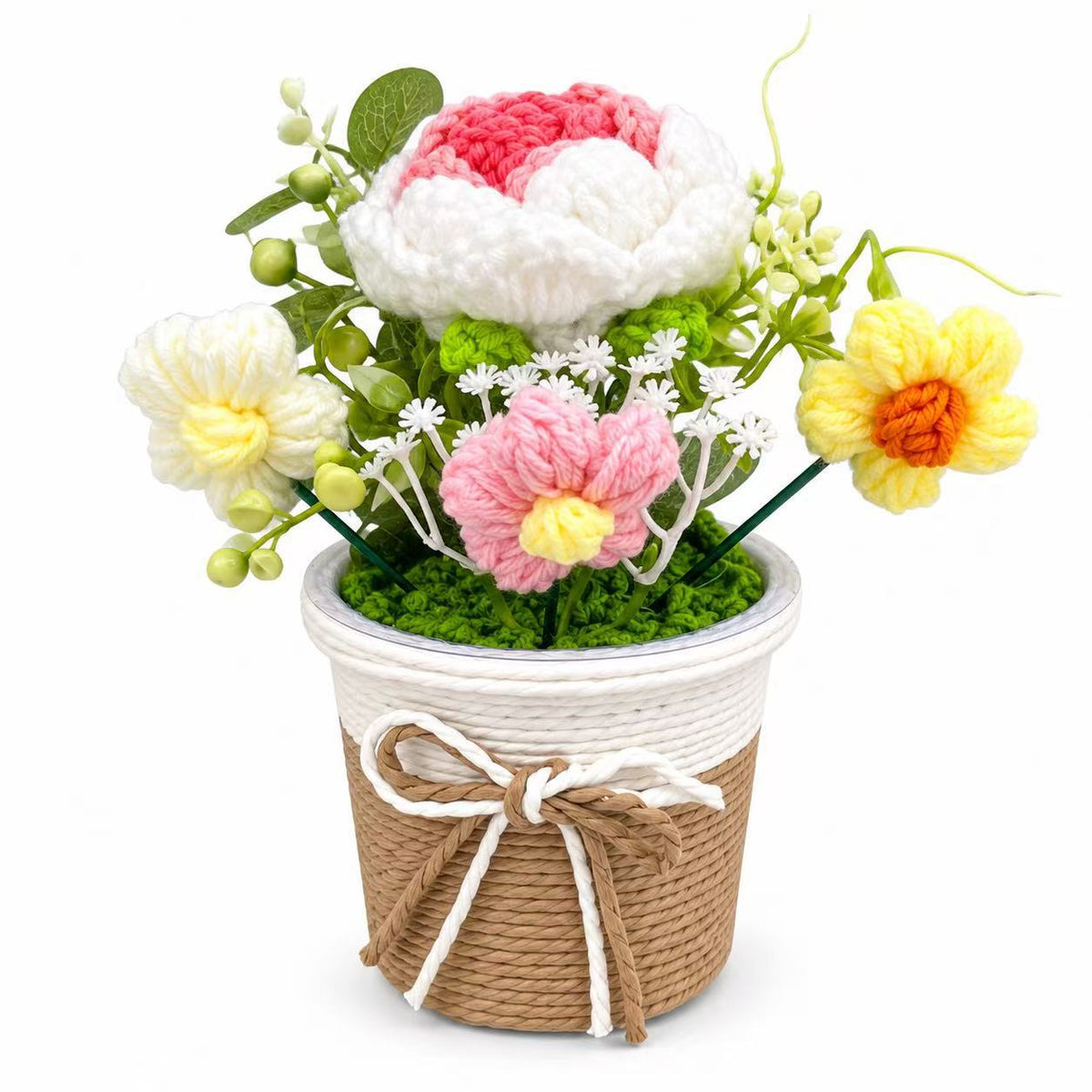 Large Crochet Flower Pot Arrangement · mproduct-790c1e696b147f87325f
