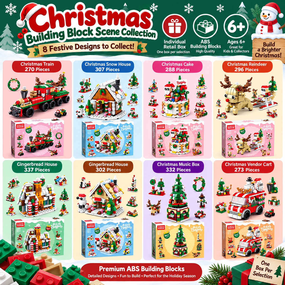 Christmas Building Block Scene Collection Eight Designs · mproduct-7949b33fd08336c3f88d
