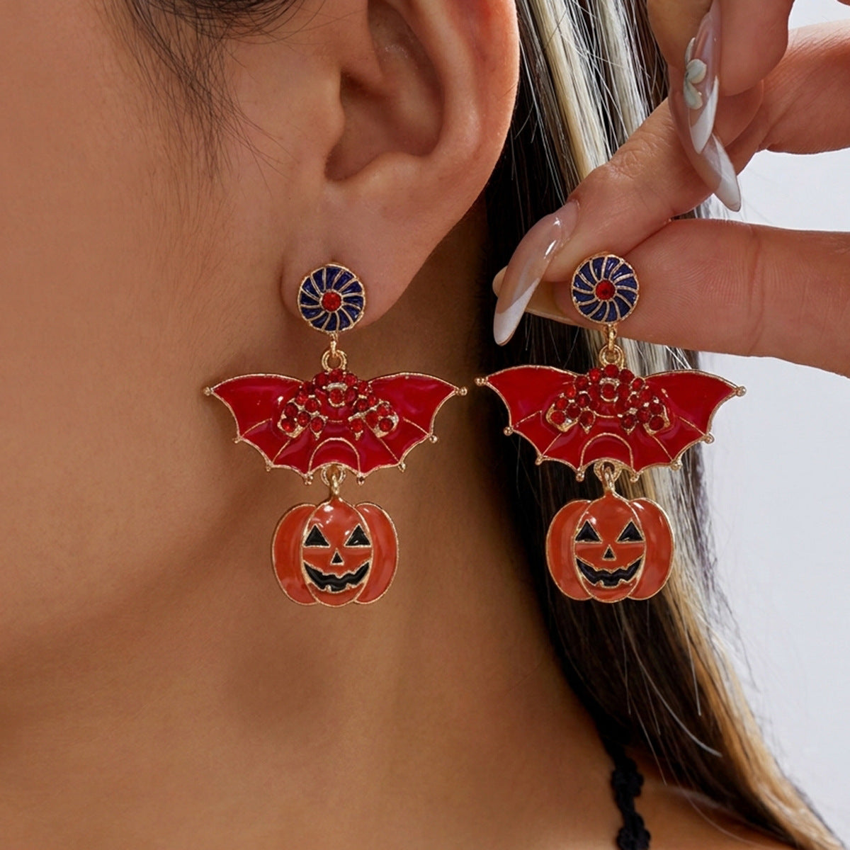 Halloween Pumpkin Ghost Earrings Eight Designs · mproduct-797f91f876a57ca8f22e