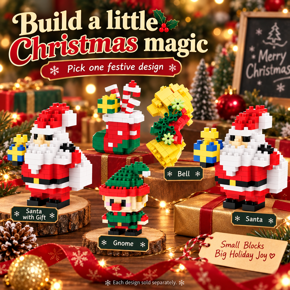 Christmas Micro Building Block Collection Fourteen Designs · mproduct-7c6420448d35276fbcae
