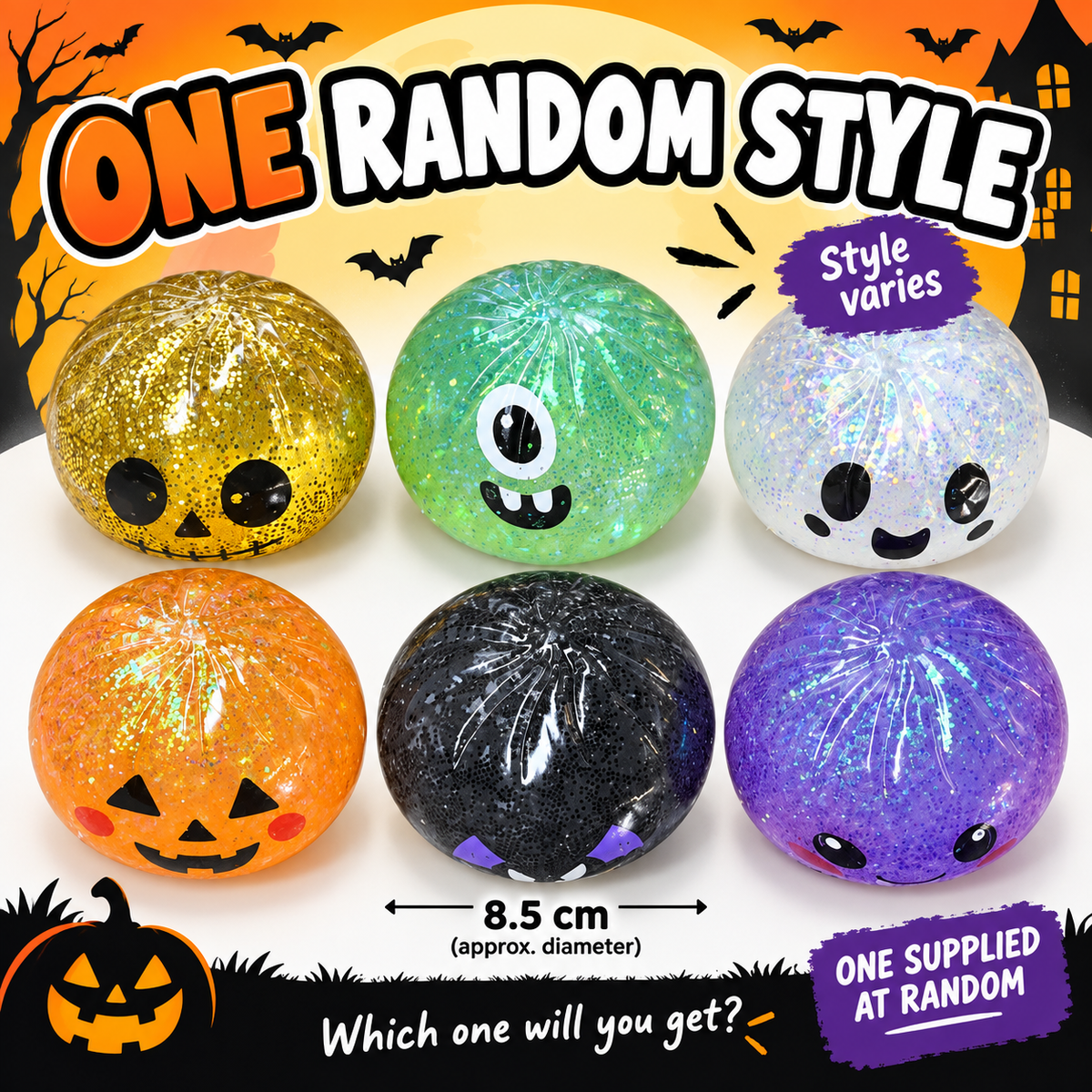 Halloween Bun Squishy 8.5 cm Random Style · mproduct-822d7847425e9ee173cc
