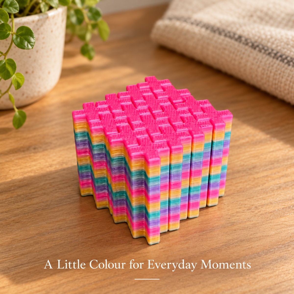 Candy Rainbow Transforming Fidget Cube – Small · mproduct-91bcbf57716d4dc6dc92