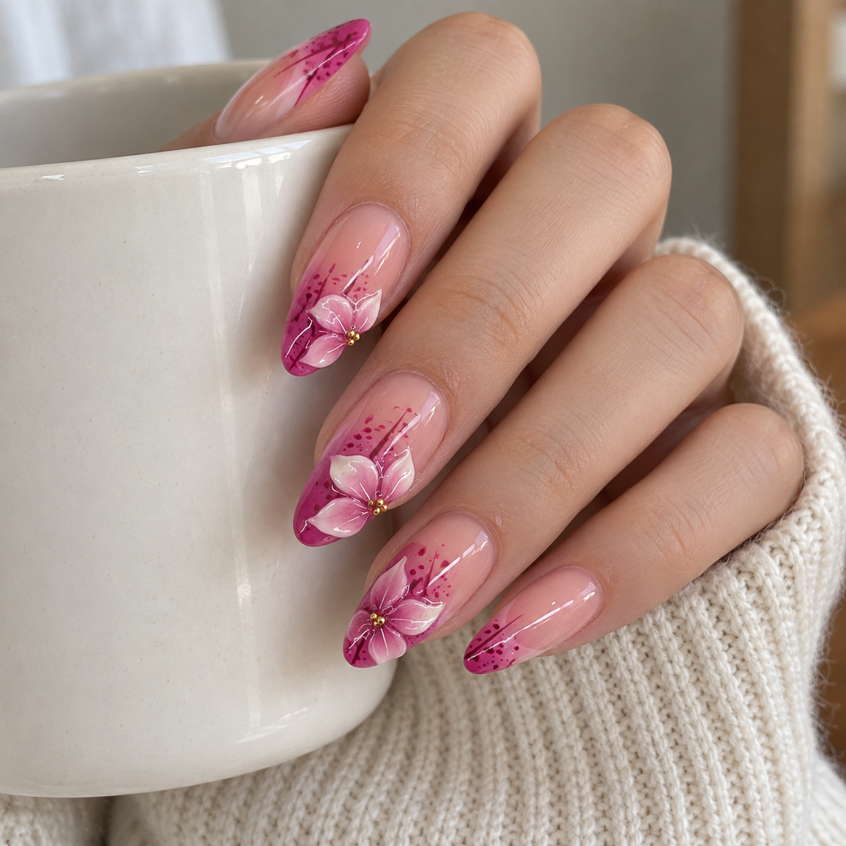Carved Lily Ombré French Press On Nail Set · mproduct-93bde2baa4af4569bd87
