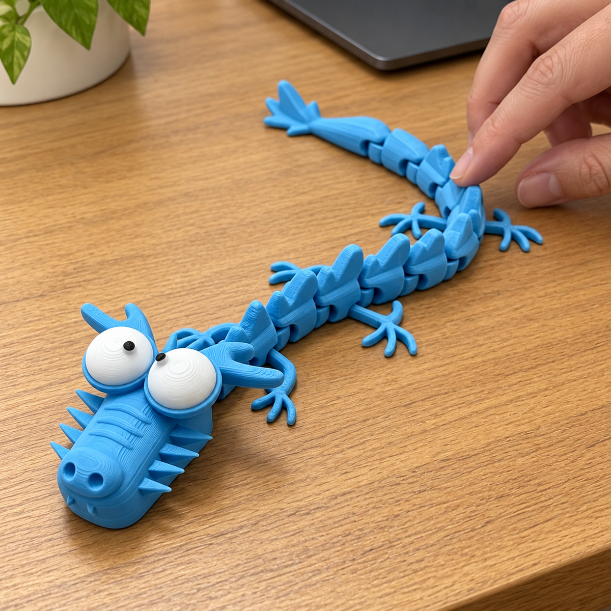 Big-Eyed Articulated Dragon Figurine – 4 Colour Options · mproduct-984503cf6bac933ed98c