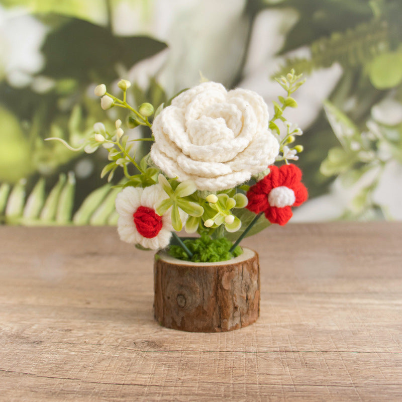Mini Crochet Flower Wood Pot · mproduct-9c0123df9fd0289ada87