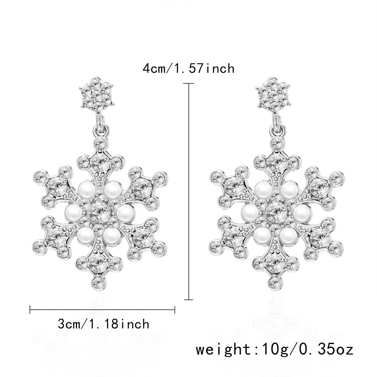 Christmas Rhinestone Earrings Collection Twelve Styles · mproduct-9c80215a3a185f8b90fa