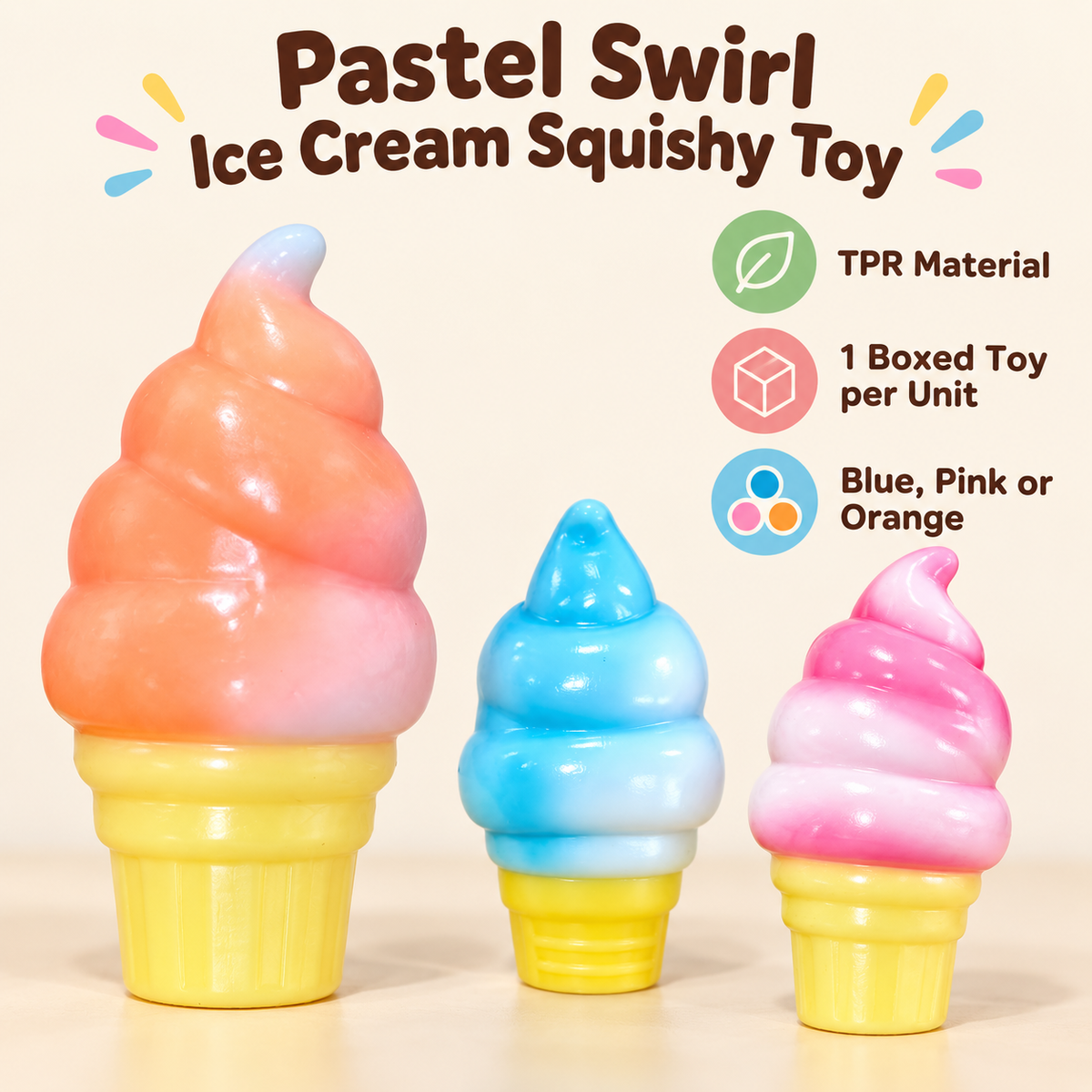 Pastel Swirl Ice Cream Squishy Toy – Three Colour Options · mproduct-9f09110729cb4ea34a38