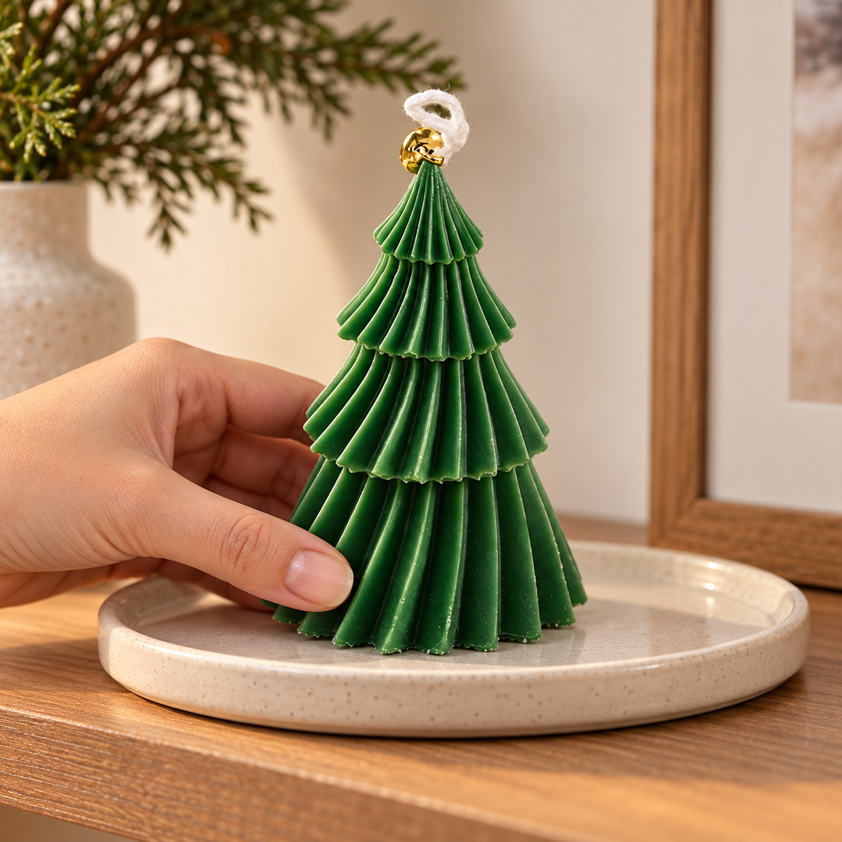 Large Swirl Christmas Tree Candle · mproduct-a003bba75305b3e8c5ef