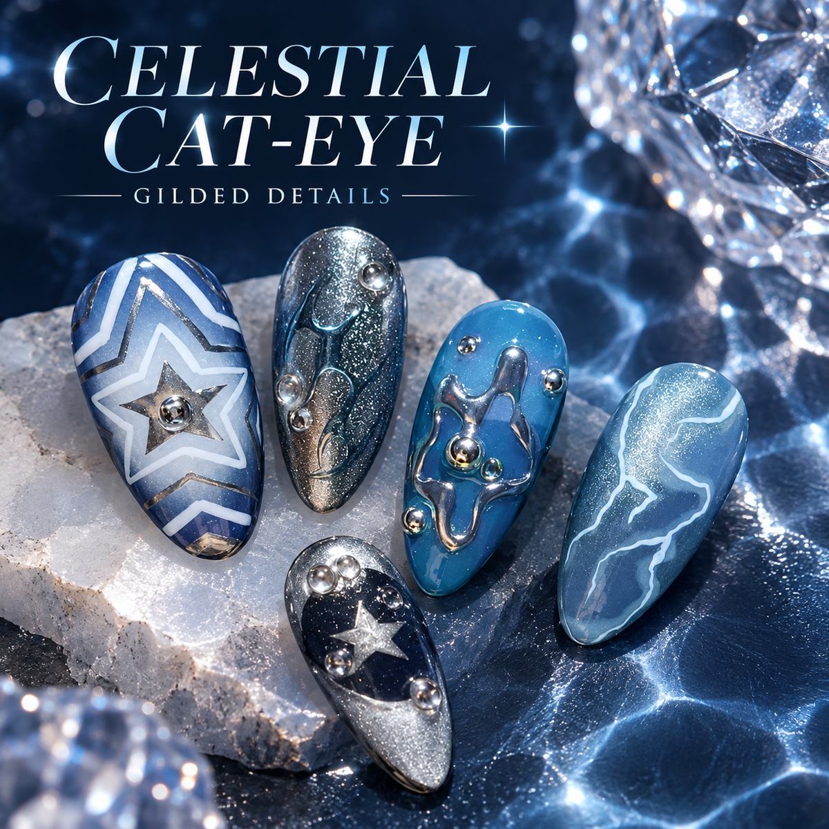 Deep Sea Starlight Ripple Cat Eye Press On Nail Set · mproduct-a86dcb7cdcaa34d4cb55