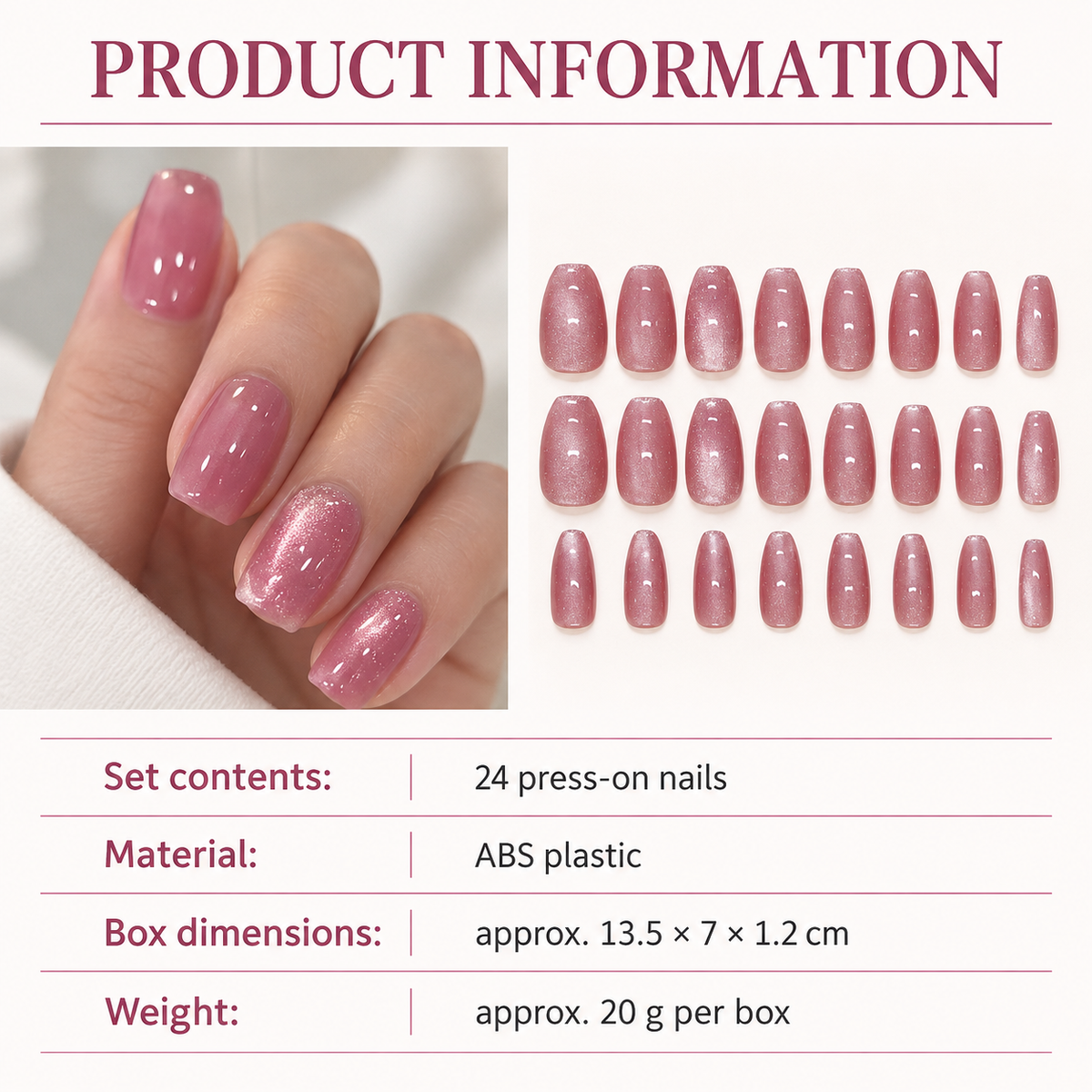Micro Glitter Cat Eye Press On Nail Set · mproduct-ae243cd12d1d94db7e65