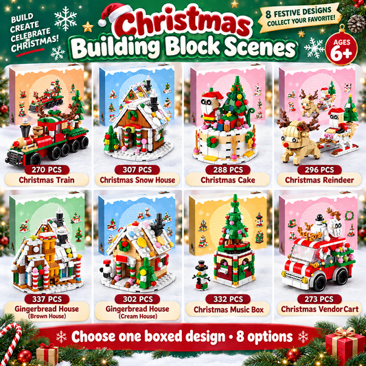 Christmas Building Block Scene Collection Eight Designs · mproduct-aec5e36d6c81d6246456