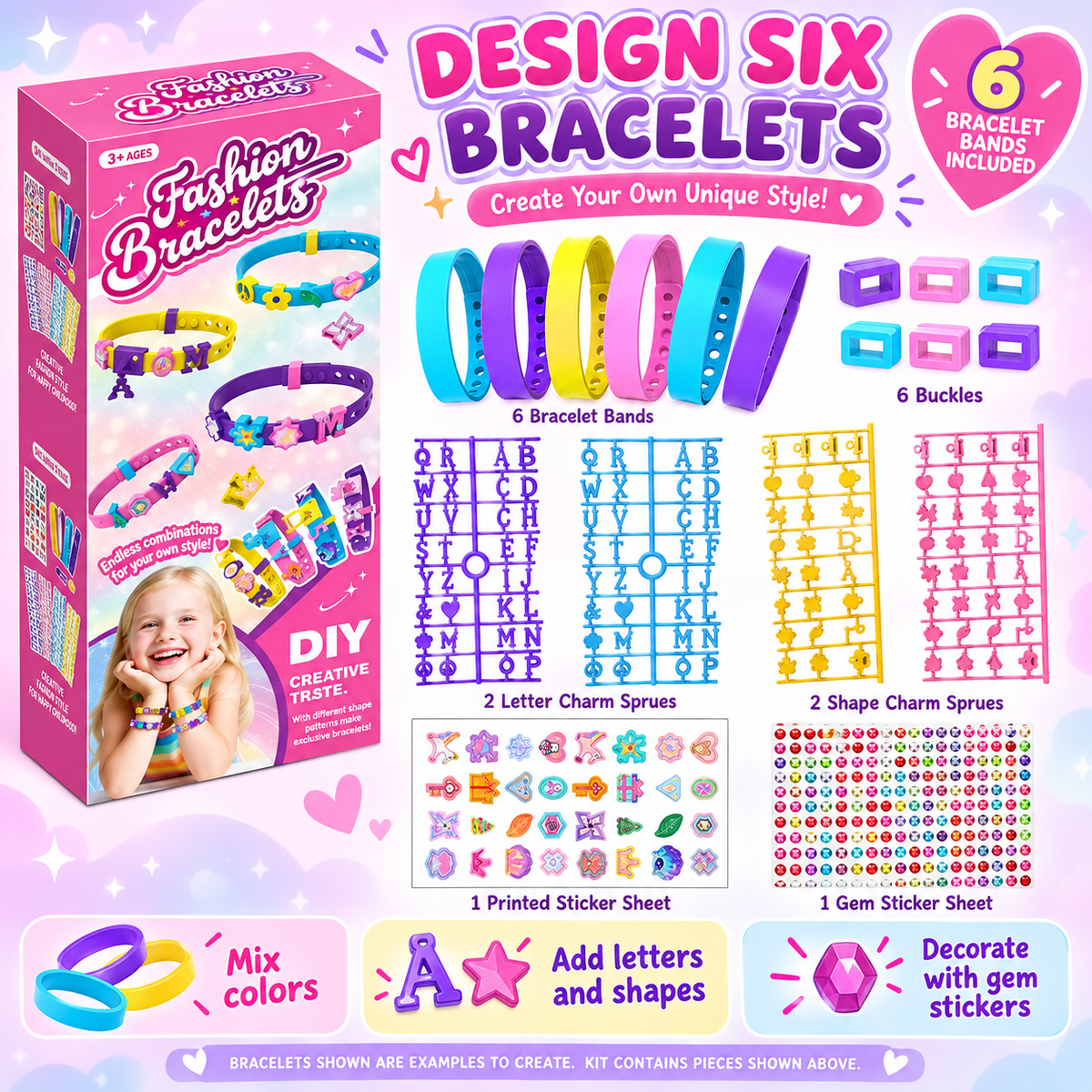 Princess DIY Bracelet Craft Kit YC 02 Design · mproduct-af29614ec912733650ef