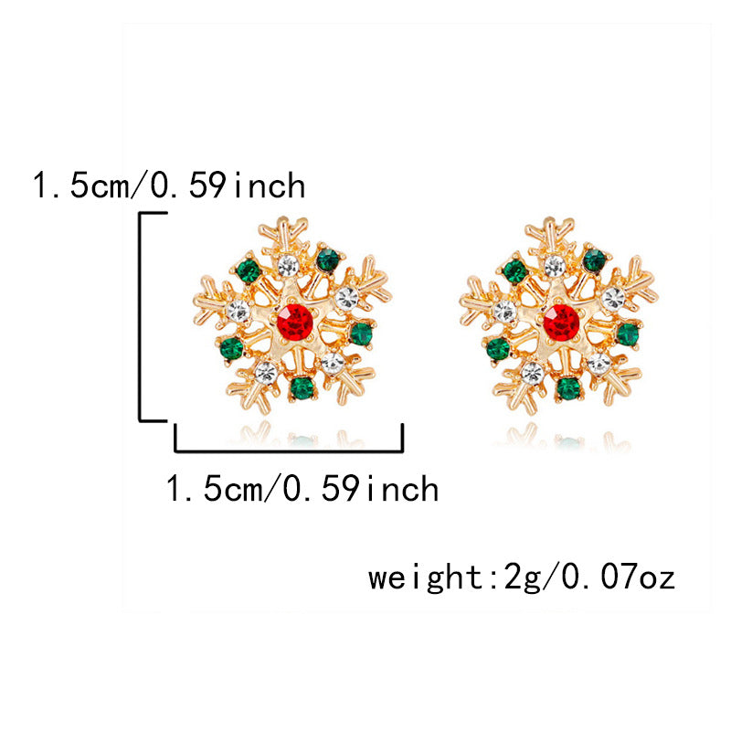 Christmas Rhinestone Earrings Collection Twelve Styles · mproduct-cbdf083a1f3fd8193613