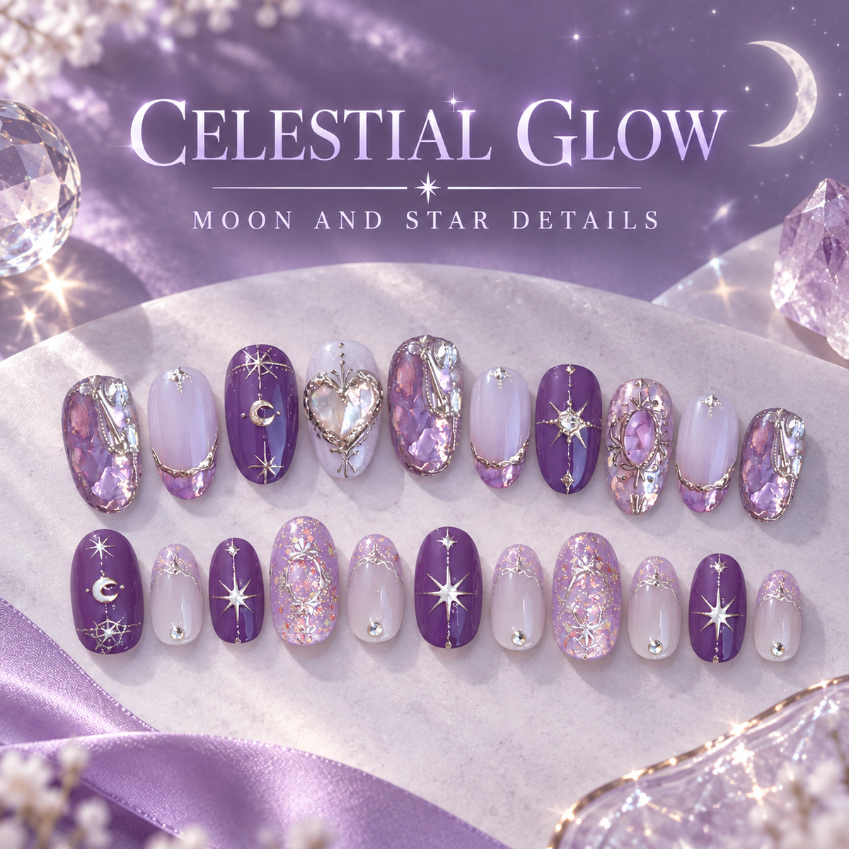 Dreamy Celestial Crystal Heart Press On Nail Set · mproduct-ced685bf65bf25528ad9