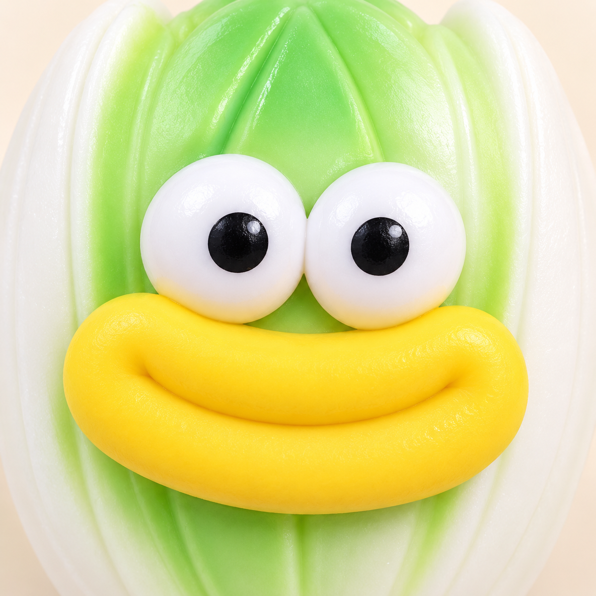 Pistachio Crunchy Squishy Toy with a Split Shell and Funny Face · mproduct-d553eb97177398a1edde