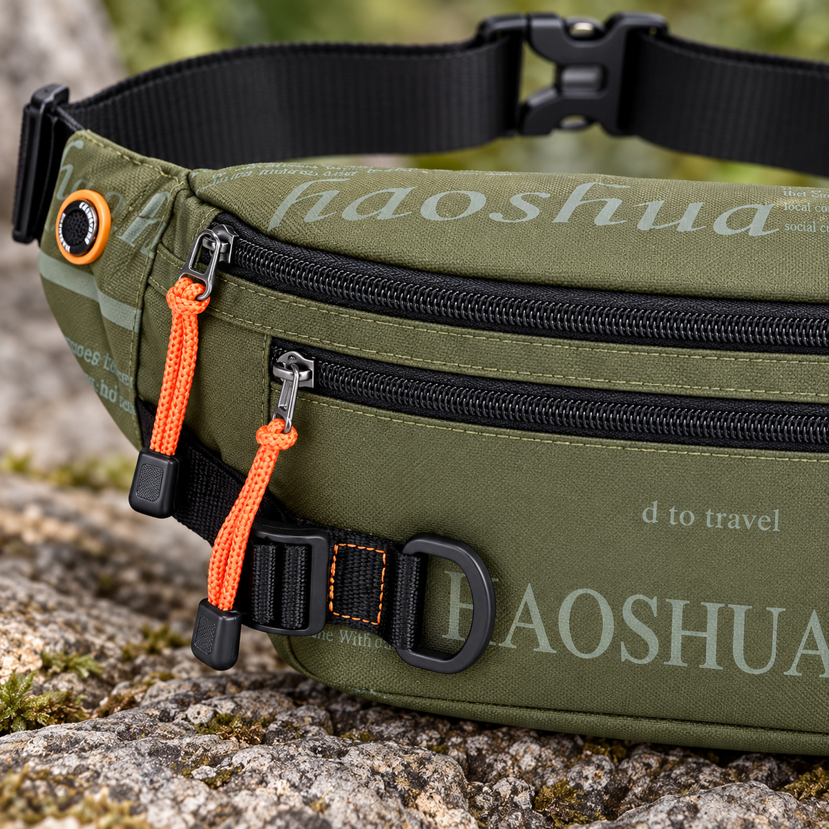 Outdoor Waist Bag with Zipper Pockets · mproduct-d66bdb619fdeca6f4ae5