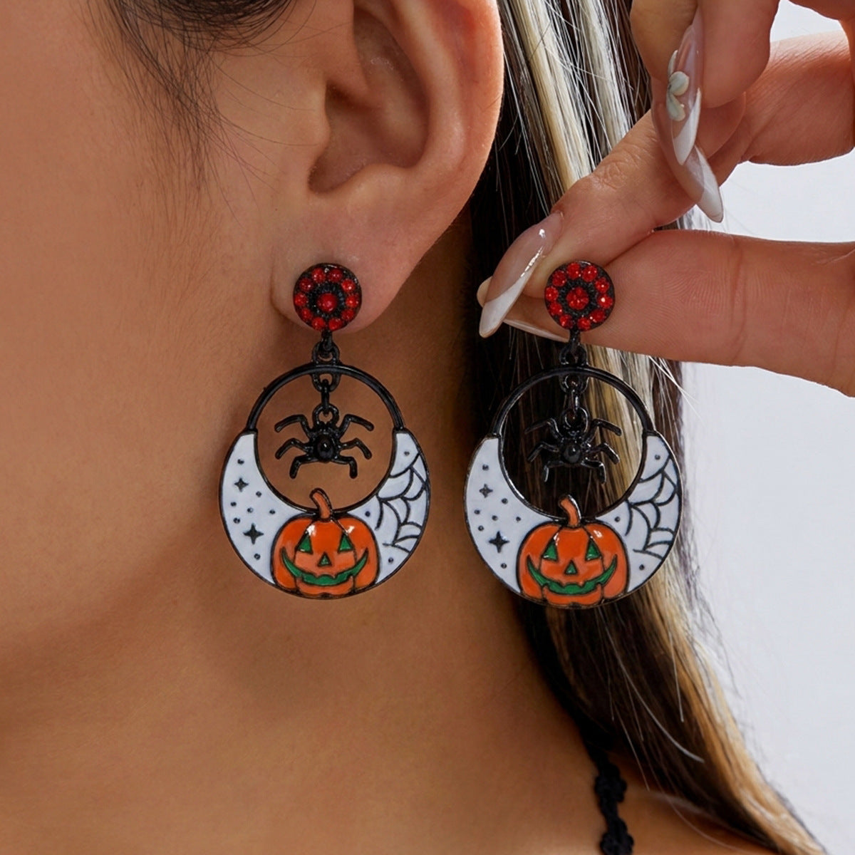 Halloween Pumpkin Ghost Earrings Eight Designs · mproduct-d6952c4b4dc29a4d8ea1