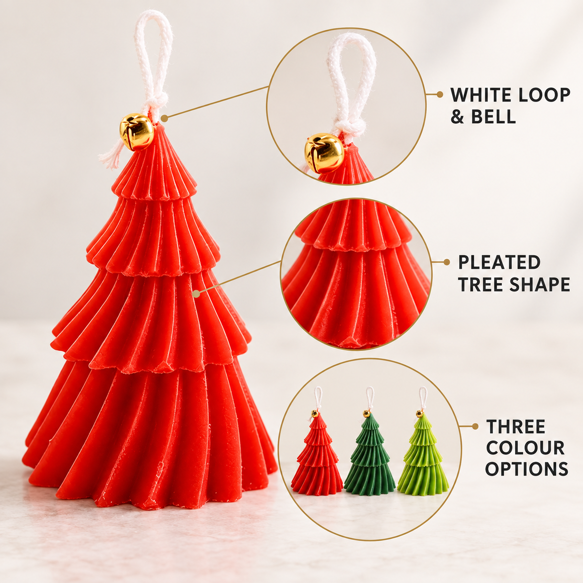 Large Swirl Christmas Tree Candle · mproduct-d86d42381a7d993e996d