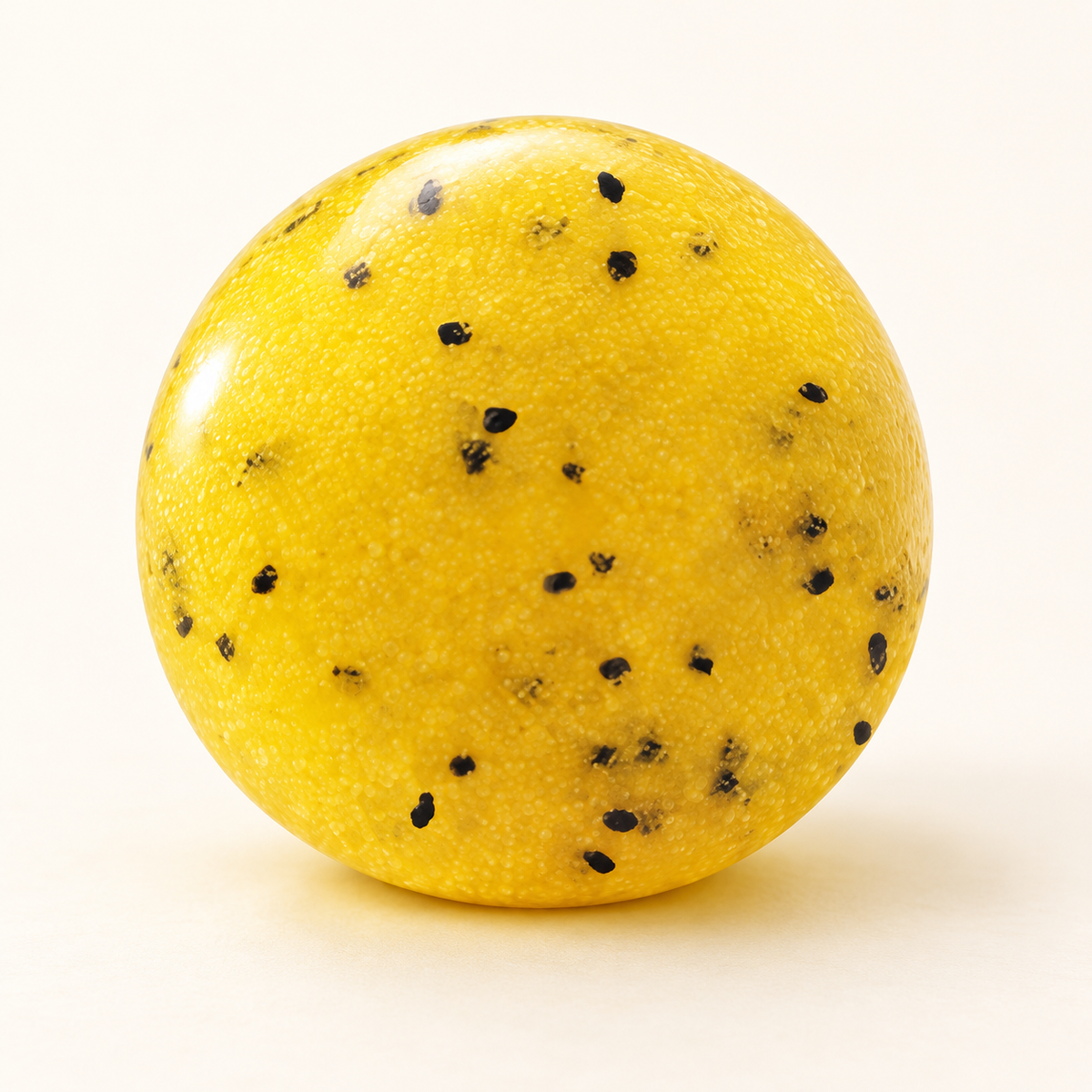 Yellow Squishy Ball with Black Speckles for Squeeze Play · mproduct-ddf864005999fb7b3985