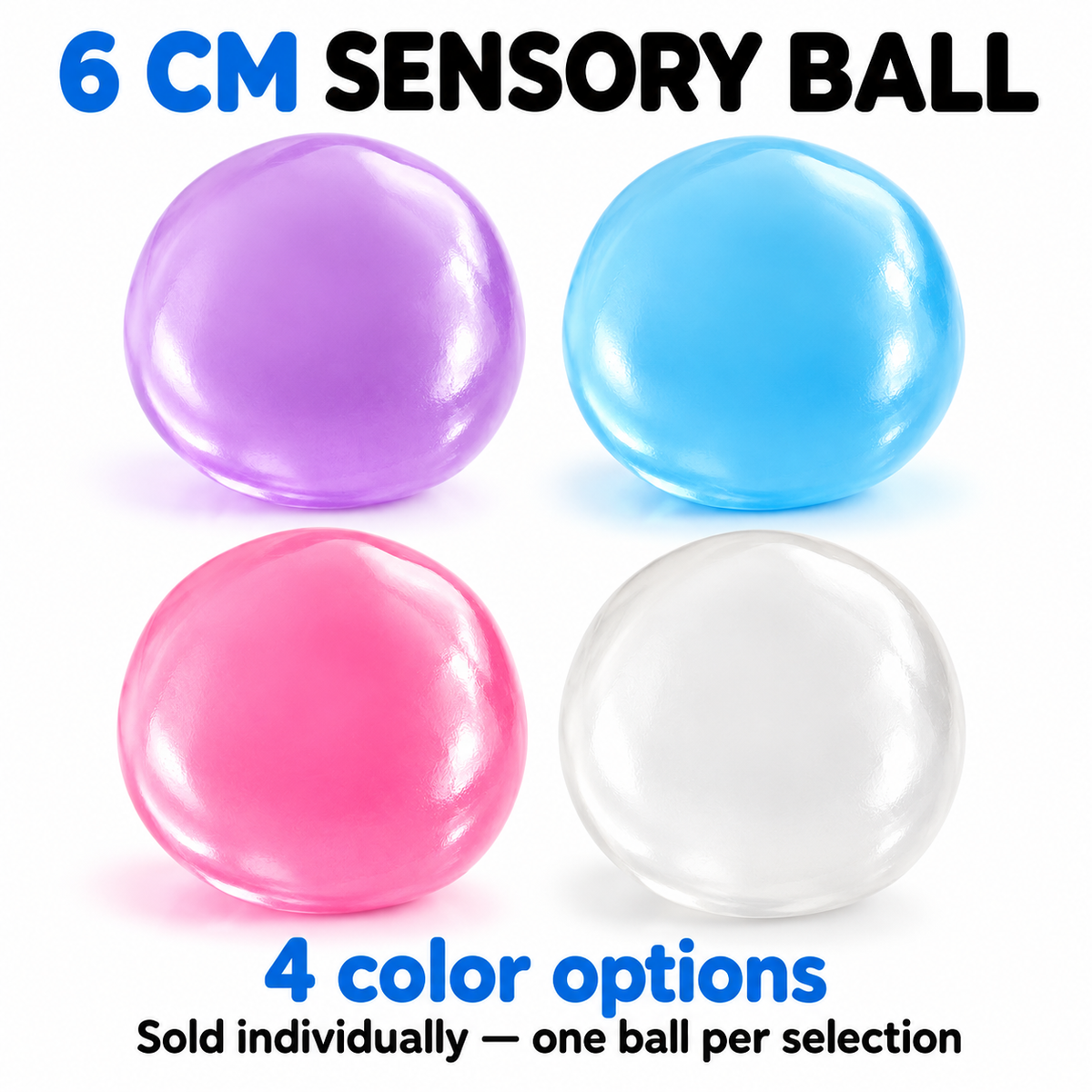 High Clarity Coconut Oil Sensory Squishy Ball 6 cm · mproduct-eaa0db65166c9ba10e5b
