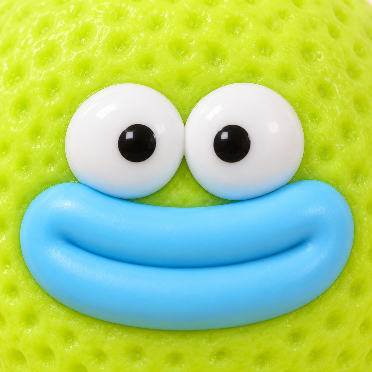 Lemon Crunchy Squishy Toy with a Textured Peel and Funny Face · mproduct-f0cbedd7d614c0ca95c9