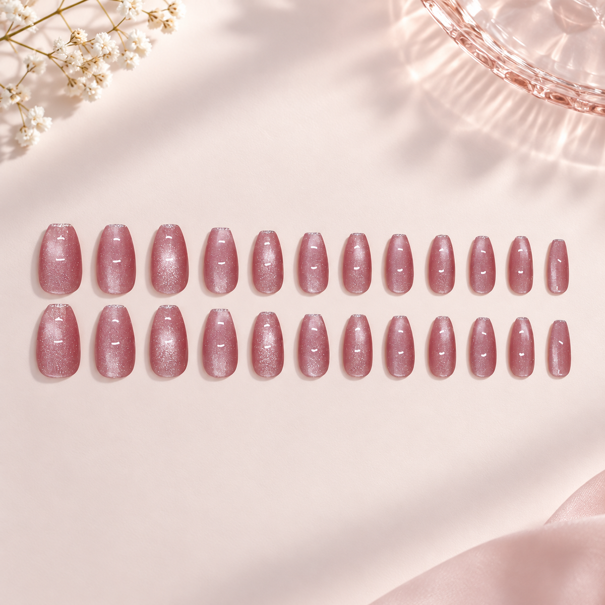 Micro Glitter Cat Eye Press On Nail Set · mproduct-faf1acbc1d0a815f3c0e