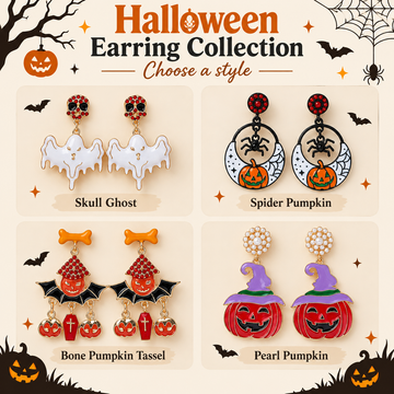 Halloween Pumpkin Ghost Earrings Eight Designs · mproduct-fe2ed12f733668ef2283