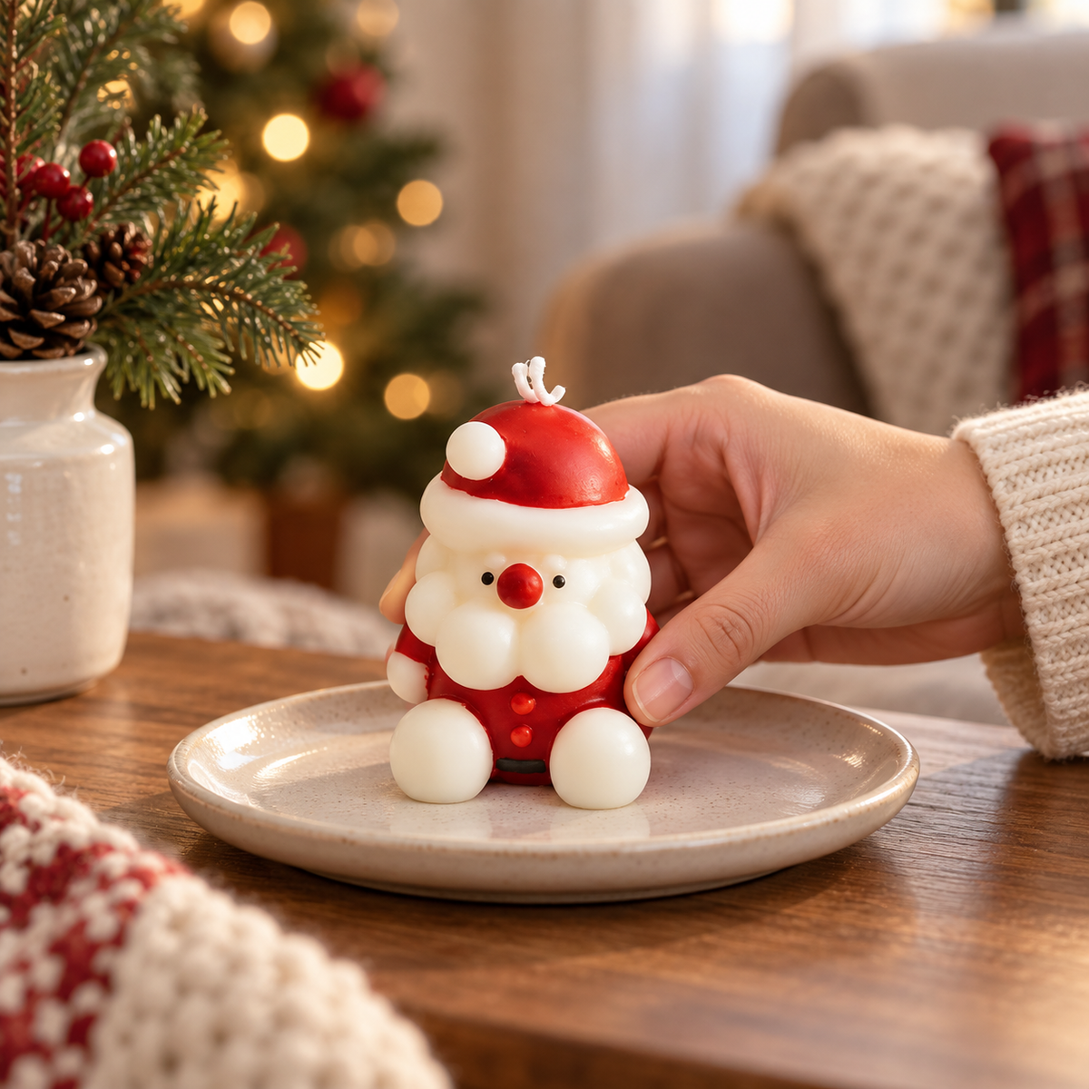 Santa Claus Scented Decorative Candle · mproduct-fe9612182cc8d1564071