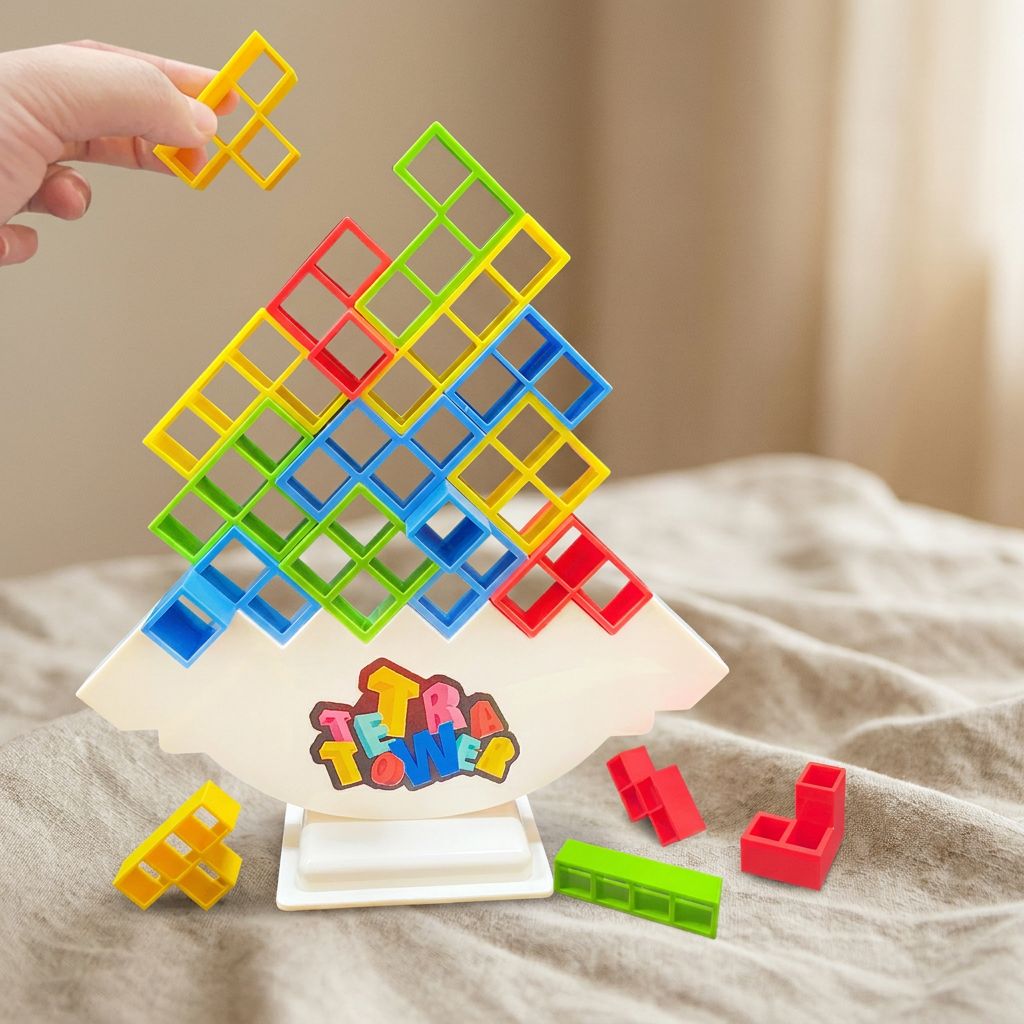 Balance Stacking Building Blocks Game