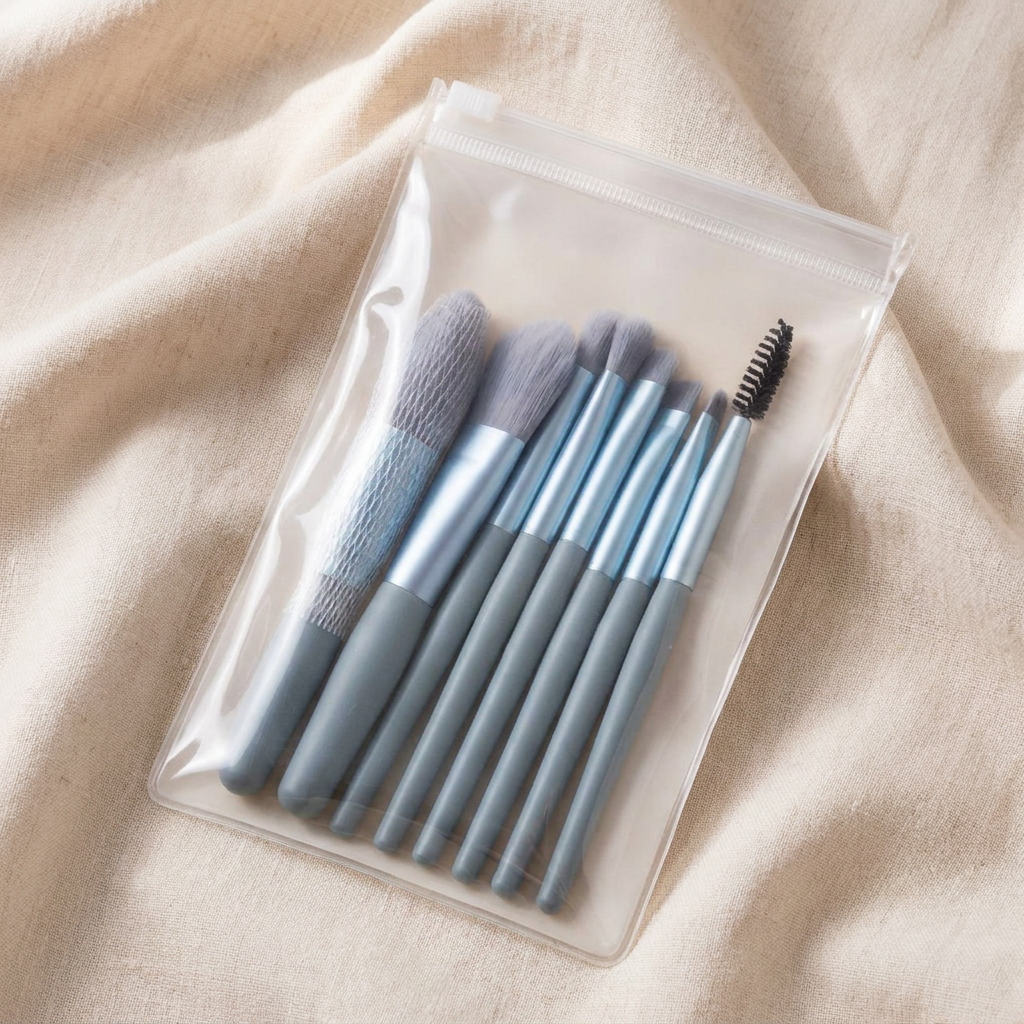 Travel Makeup Brush Set Brushes Bag