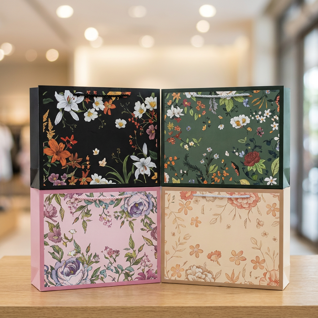Beautiful Flower Gift Bag HD-8085M