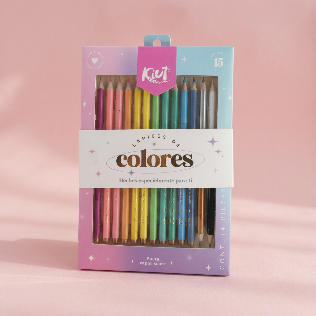 15 Macaron Color Pencils