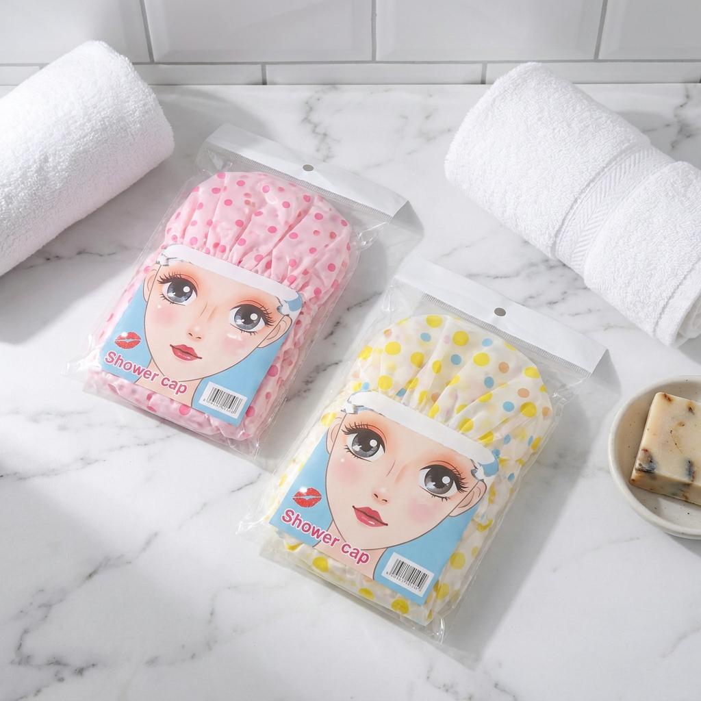 Cute Cartoon Shower Caps Colorful