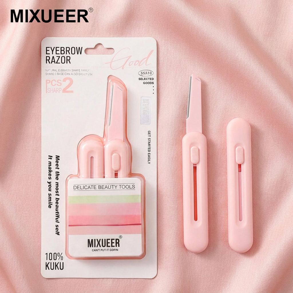 2-Pack Retractable Eyebrow Razors