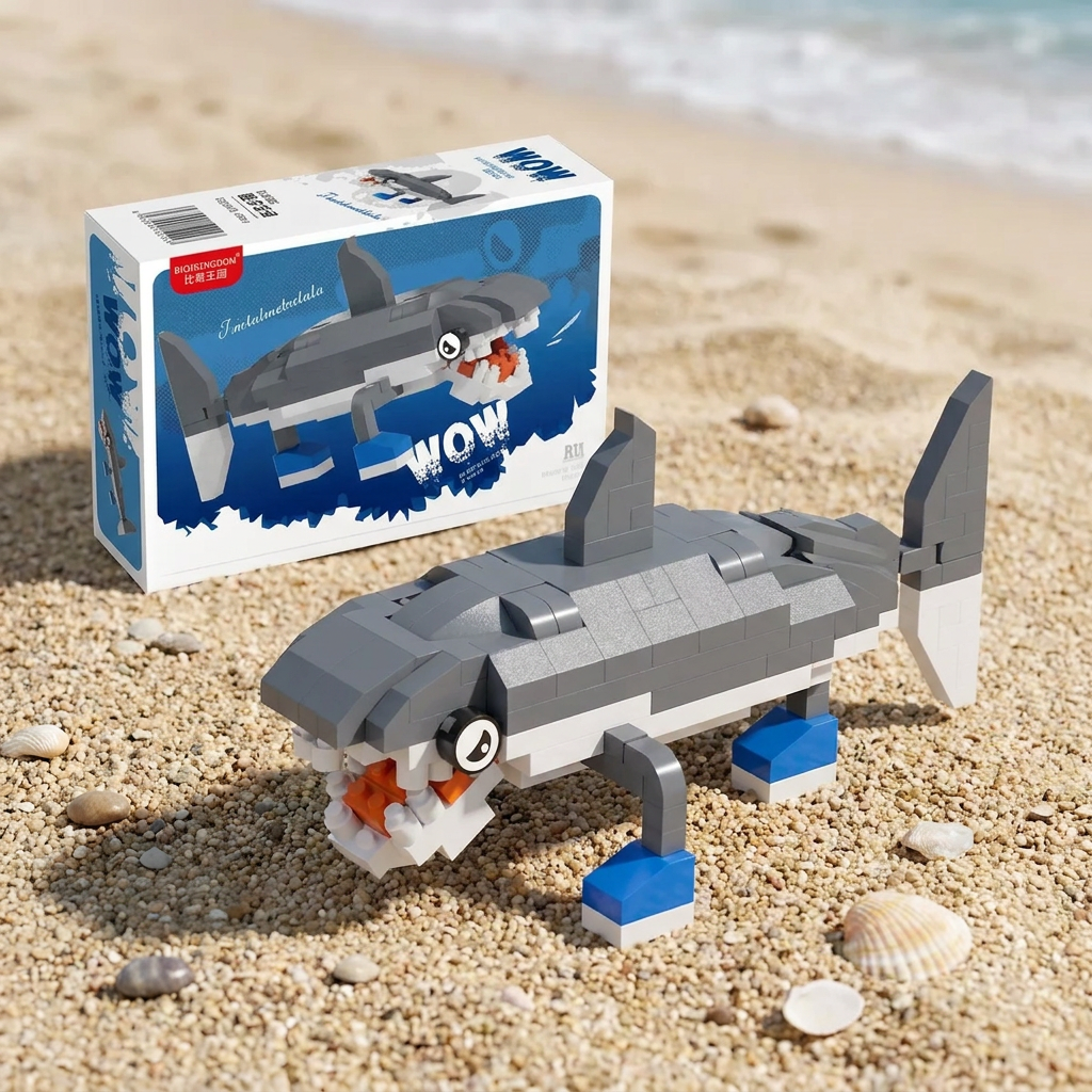 Shark Sneaker Building Block Set